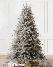 Árvore de Natal Pinheiro Açucarado Nevado
