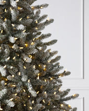 Árvore de Natal Pinheiro Azul Clássico Nevado