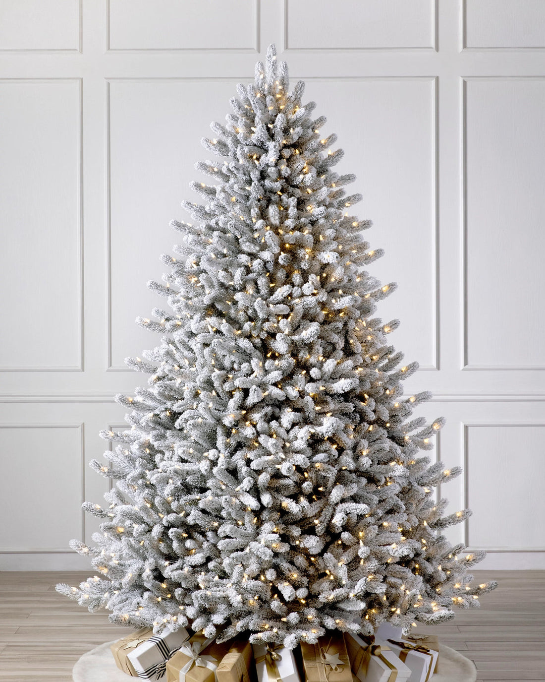 Árvore de Natal Pinheiro Branco de Vermont Nevado