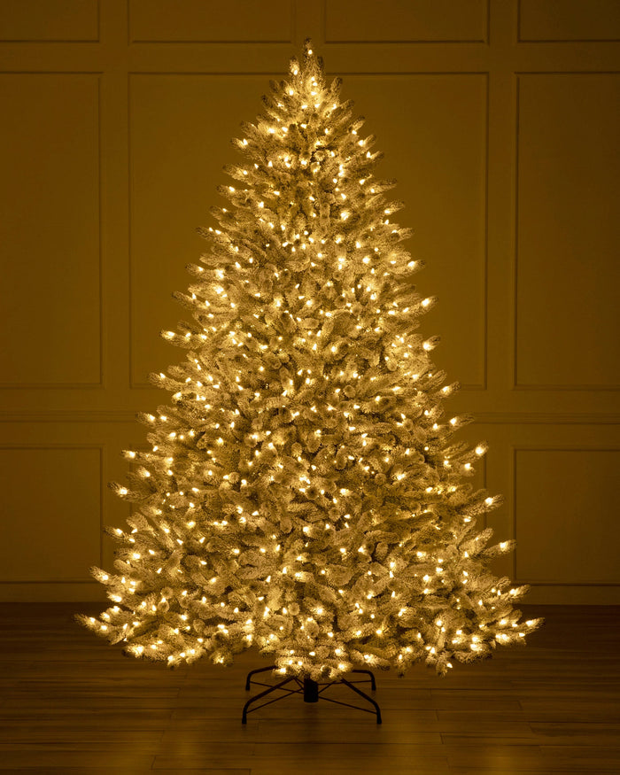 Árvore de Natal Pinheiro Branco de Vermont Nevado