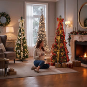 Árvore de Natal Pop-Up, Montada e Decorada em 1 Minuto