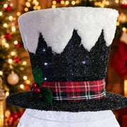 Família de Bonecos de Neve 3D com 346 LEDs – Kit com 4 Peças