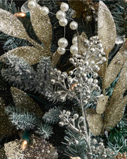 Grinalda Nevada Champagne Com LED 90 cm