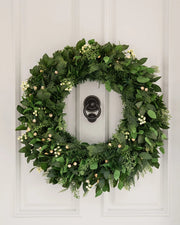 Grinalda Verde Natural Com LED 90 cm