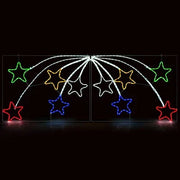 Luz de corda com efeito de estrela cadente em LED