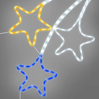 Luz de corda com efeito de estrela cadente em LED