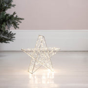 Luz estrela LED pequena para interior e exterior