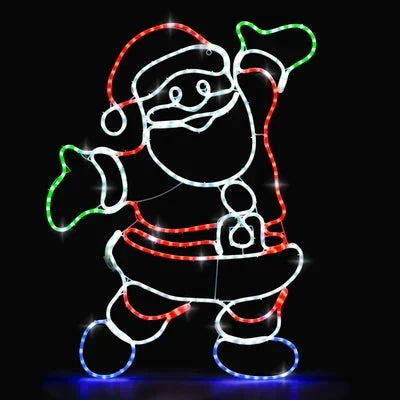 Natal Feliz Pai Natal em LED