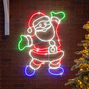Natal Feliz Pai Natal em LED