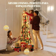 Árvore de Natal Pop-Up, Montada e Decorada em 1 Minuto