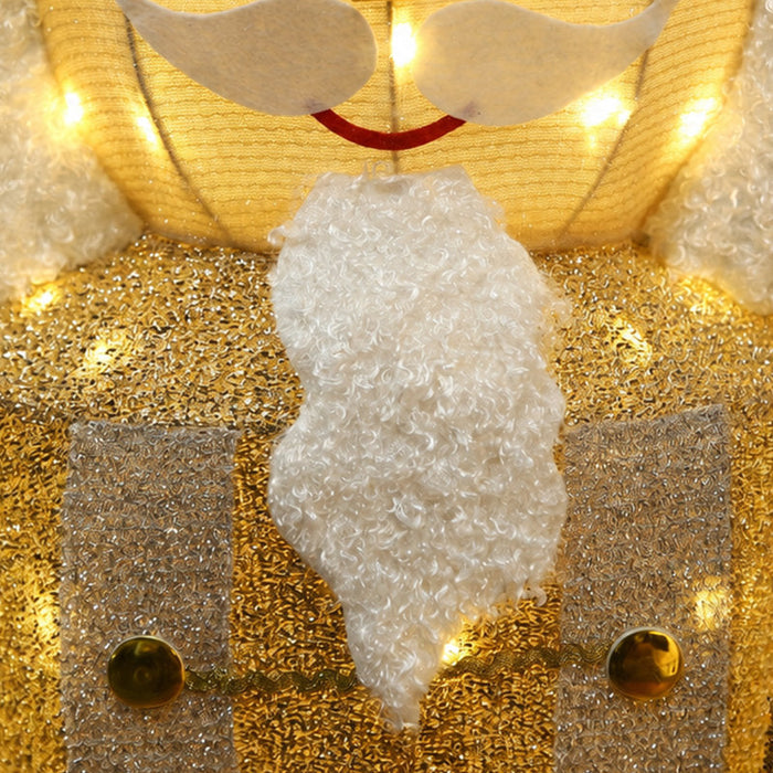 Soldado Quebra-Nozes Natalino Iluminado com LED – 1,52 m